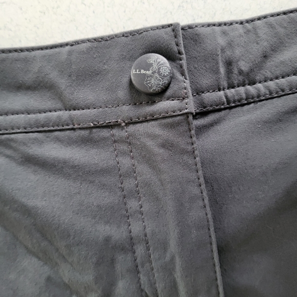 LL Bean Size 8 Skort Skirt Grey - Picture 2 of 6